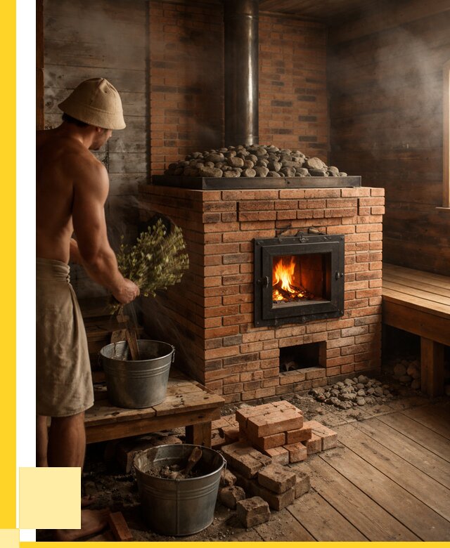 Кирпичные банные печи в Костроме от 91881 р. | ЭриданКст