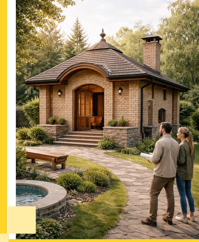 Проект кирпичной бани в Костроме от 30627 р. | ЭриданКст