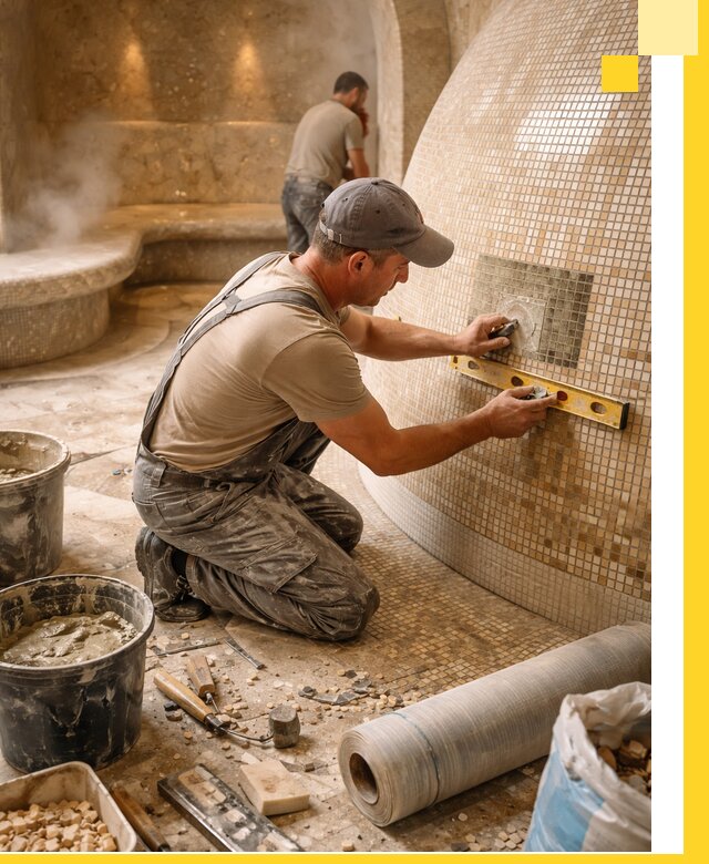 Хамам под ключ в Костроме: проектирование, строительство, отделка