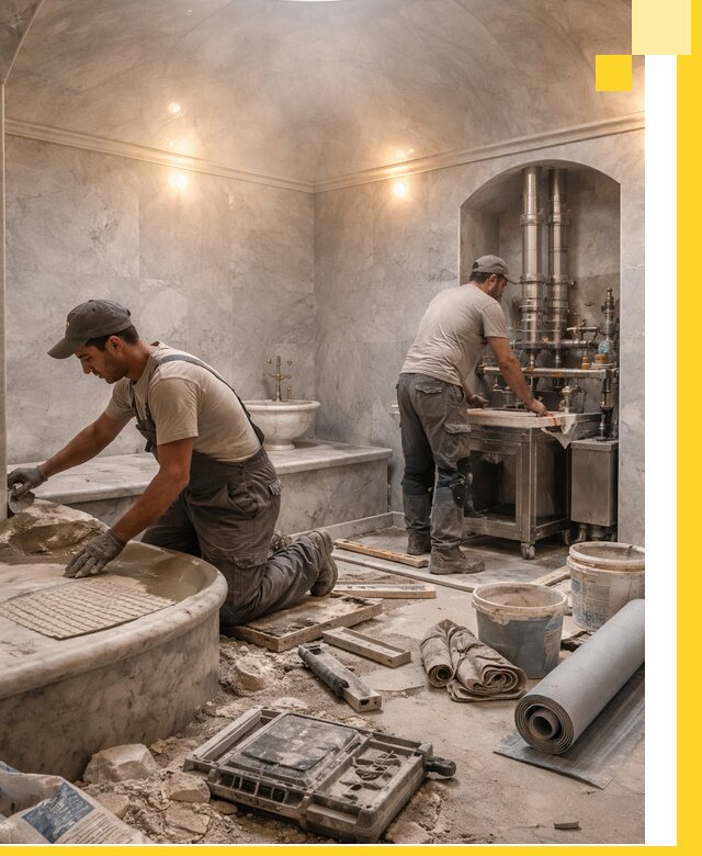 Строительство турецких бань хаммам под ключ в Костроме