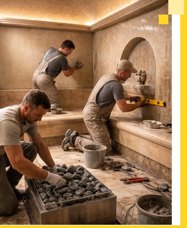 Проектирование и строительство хамама и сауны в Костроме