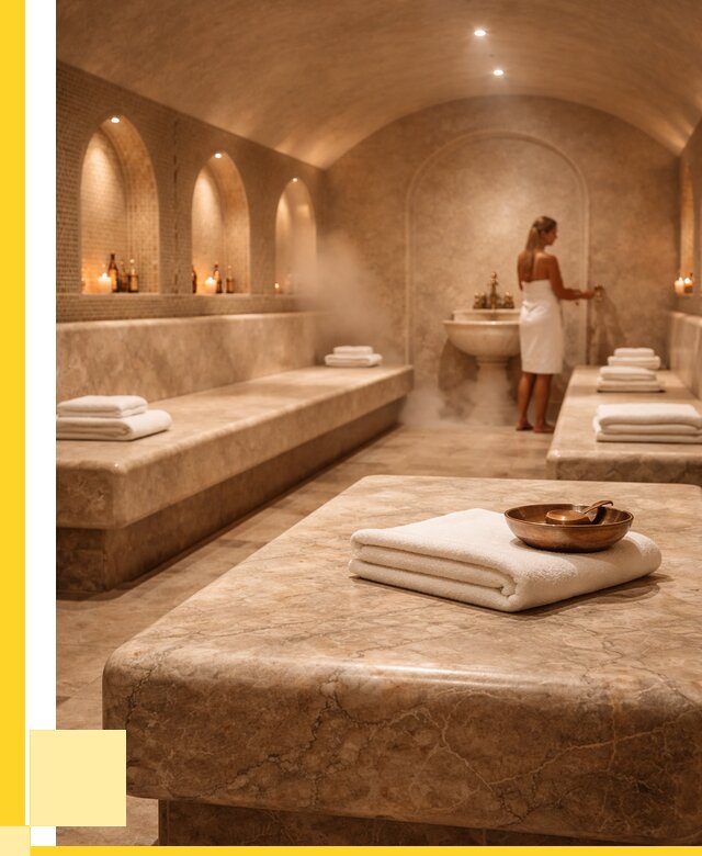 Лежаки для хамама в Костроме под ключ от 35732 р. | ЭриданКст