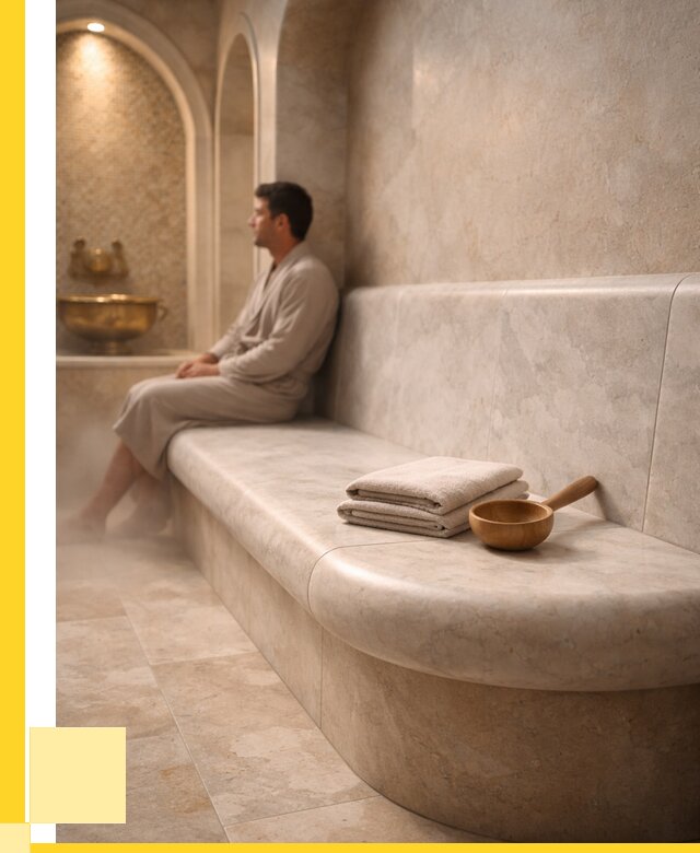 Сиденья для хамама в Костроме под ключ от 12251 р. | ЭриданКст