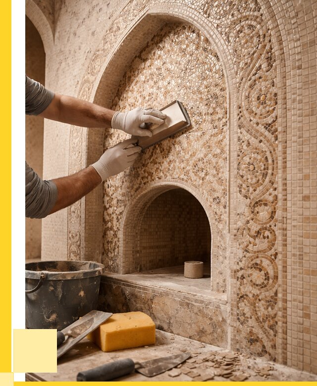 Мозаика для хамама в Костроме под ключ от 5105 р. | ЭриданКст