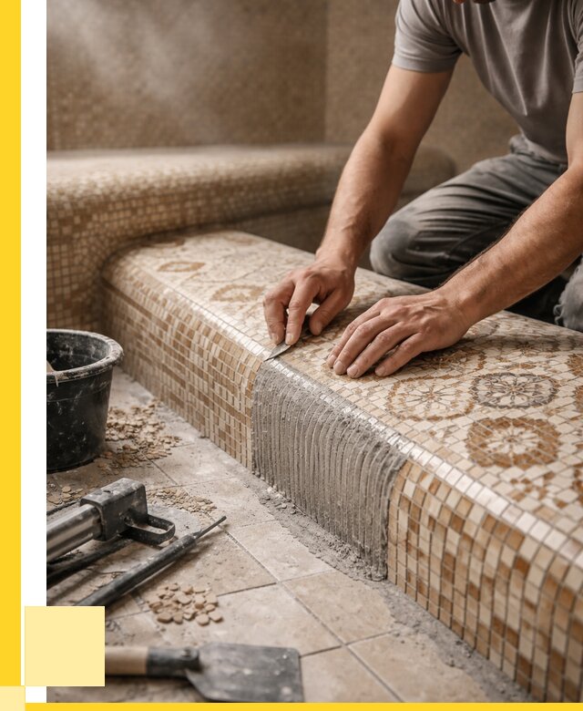 Плитка для хамама под ключ в Костроме от 3573 р. | ЭриданКст