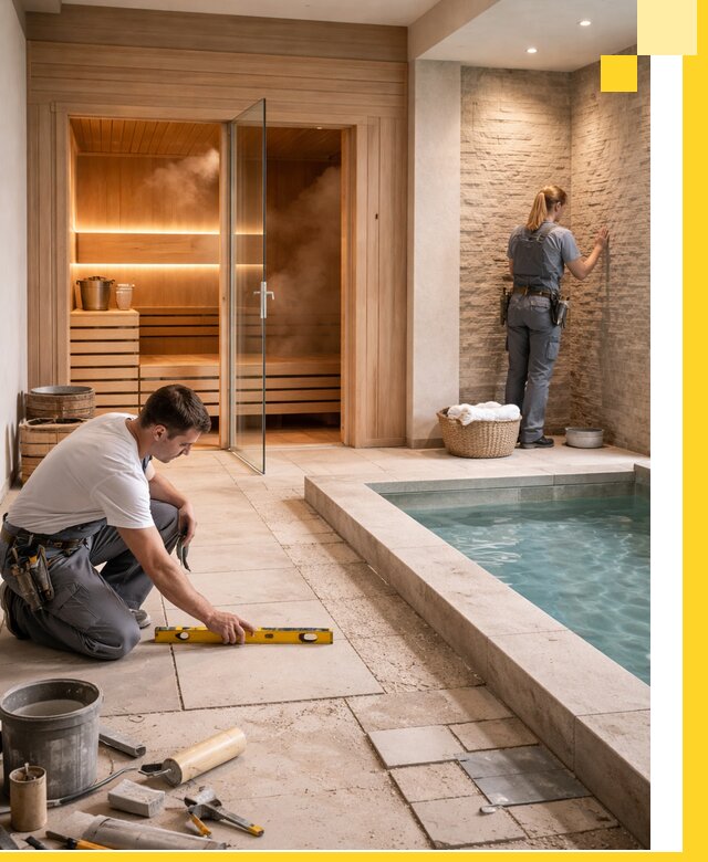 Комплексный дизайн и отделка интерьеров SPA под ключ в Костроме